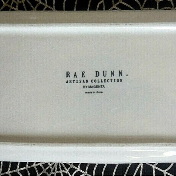 Rae Dunn French Sketch Vintage Silver Cuff Trinket Tray Retired Vintage Piece - Picture 3 of 5